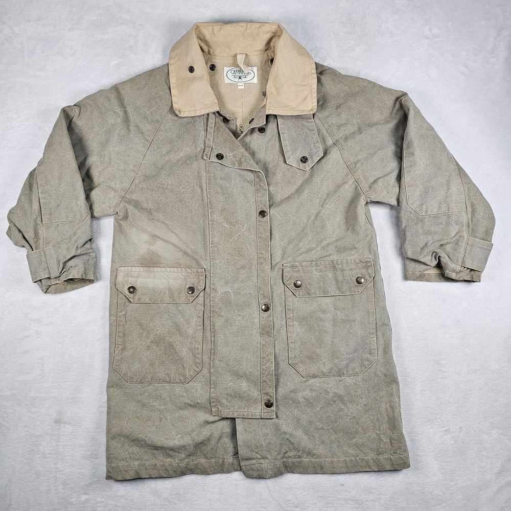 Vtg Overland Outfitters Jacket Men XXS Frontier Barn Walkabout Chore Coat Canvas